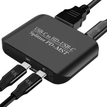 USB C to HDMI Adapter 4K 60Hz Multiport Hub with HD Splitter for Monitor Phone Tablet Office