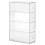 Tnobhg Sunglasses Storage Box Pull-out Drawers Four Layers Stackable Dustproof Clear Desktop Glasses Display Stationery Organizer Container 2
