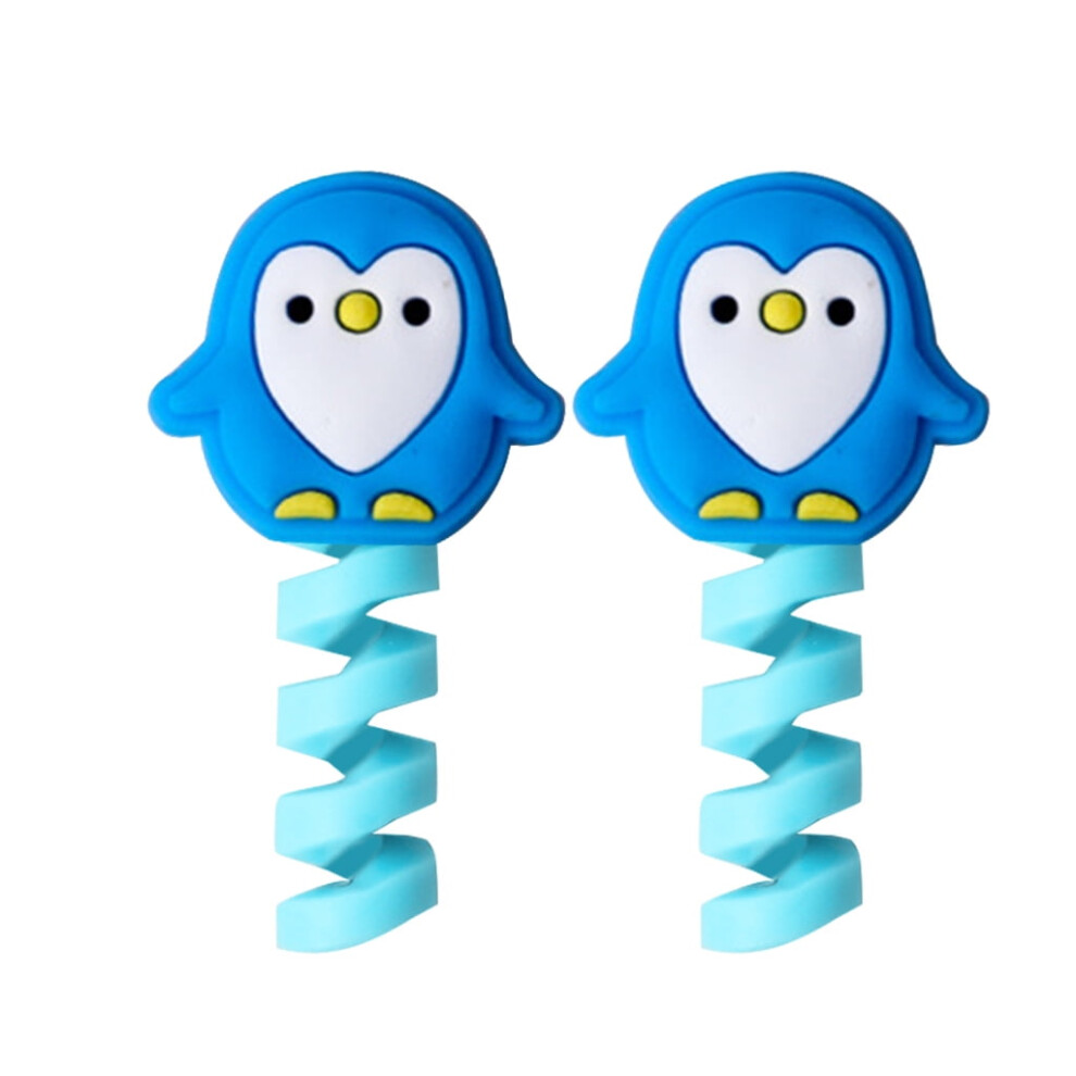 Tierpop 2Pcs Phone Protect Accessory Charging Cable Protectors Cute Charger Protectors Cord Protector Cord Saver Usb Charger 9164030438378