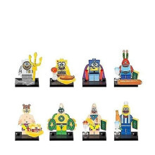 SpongeBob Baustein-Minifigur Patrick Star Sandy Mr. Krabs Baustein für Kinder
