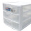 Sterilite Small 3 Drawer Desktop Unit, Plastic, White 3