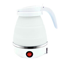 Bouilloire électrique pliable Kiplyki en silicone, mini-bouilloire portable pour les voyages et les activités de plein air, bouilloire électrique