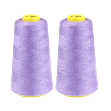 Yakbaofuo Household Color Polyester Sewing Thread Pagoda Thread 2PC 2300 Yards DIY Knitting
