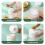 Miayilima Clearance Shaver Hand-Eisbrecher, Eisbox, Eisschale, kleiner Hand-Eisbrecher 6