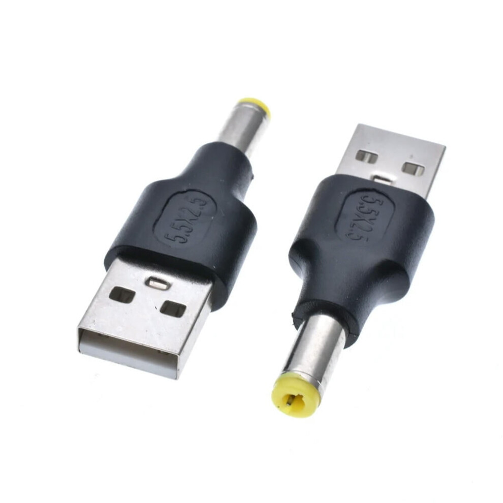 For 1Pc Usb Power To 5.5*2.5 4.0*1.7 5.5*1.7 2.5*0.7 3.0*1.1 Mm Dc Jack Connector For Router Mini Fan S Ker 9164030691933