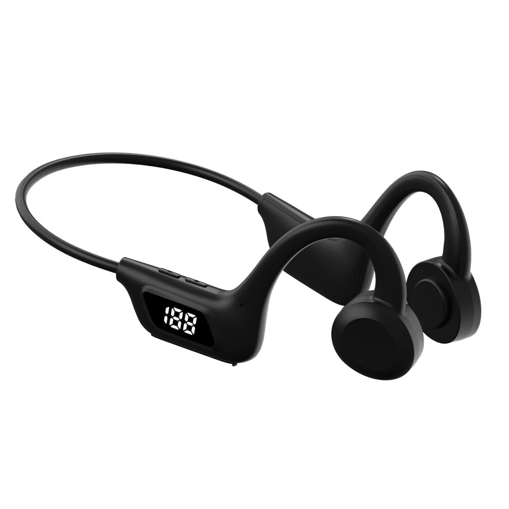 Jacenvly 2024 Open Ear Wireless Earphones, Noise Canceling Mic, Bluetooth 5.0 For Running, Cycling, Fitness, Compatible With Iphone & Android 9164030692886