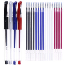 CHOII5ml4 stuks hitte-uitwisbare pennen met 40 hitte-uitwisbare textielvullingen voor het markeren bij naaien, quilten en kleding maken (4 kleuren)