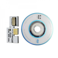 Reserve SD2SP2TF-kaartlezeradapter + Zwitserse mini-dvd-opstartschijf, compatibel met Nintendo Gamecube NGC NTSC.