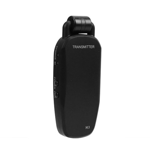 Sistema audio wireless professionale Anself per chitarra e basso, ricaricabile e portatile, per chitarra e basso elettrici. 2