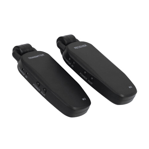 Sistema audio wireless professionale Anself per chitarra e basso, ricaricabile e portatile, per chitarra e basso elettrici. 1
