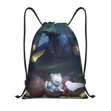 Sac à cordon classique « Dragons », pliable, pour le sport et le fitness, unisexe, idéal pour la plage et les voyages (taille moyenne).
