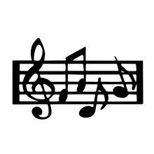 Joyfeel Wall Pendant Artistic Metal Music Note Wall Ornament Smooth Surface Elegant Wall Decoration for Home Party