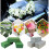 WinysinSquare Floral Foam Blocks Ξηρός Αφρός Λουλουδιών για Τεχνητά Λουλούδια Χειροτεχνίας 6