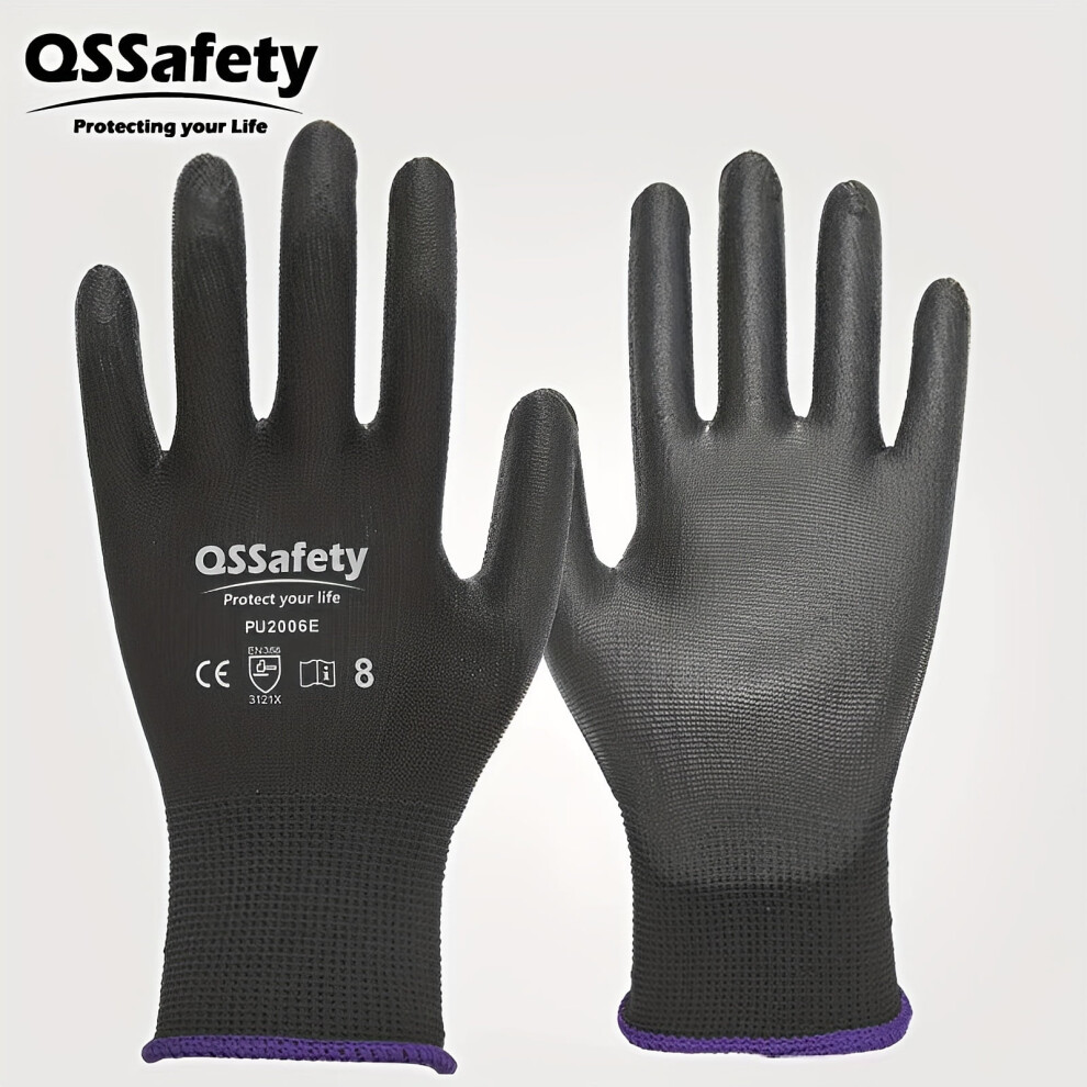 10 Pairs 13-Gauge Esd Anti-Static Breathable Abrasion-Resistant Work Gloves 9164030831971