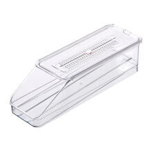 Caja de huevos enrollable OYIGU con recarga automática y refrigeración, bandeja de almacenamiento multicapa con puerta y temporizador, compatible