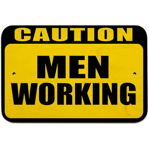 Panneau « Attention, travaux en cours »
