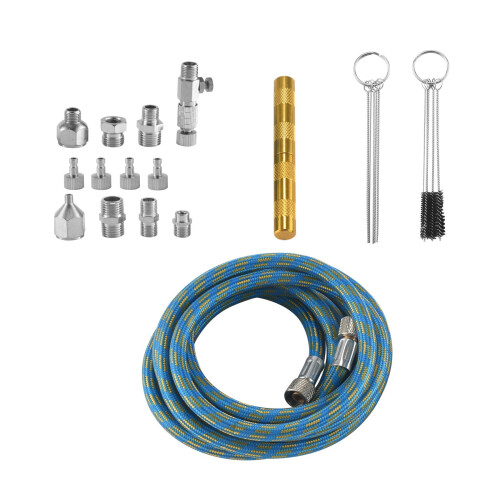 16PCS Airbrush Adapter Set, Adapter, Quick Release Connector, Cleaning Tool for Air Compressor 1