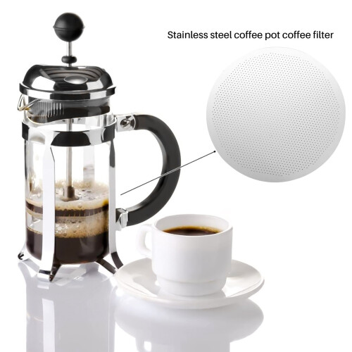 Για καφετιέρα Aeropress, επαναχρησιμοποιούμενο φίλτρο καφέ, 2 τύποι, πλενόμενο 2