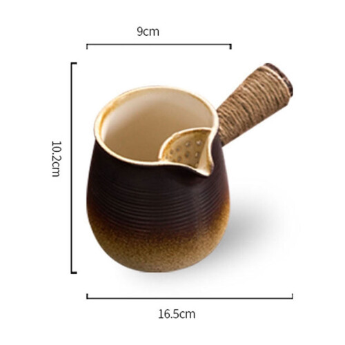 Κεραμική τσαγιέρα Staron 17,6OZ/500ml για ψησταριά με κάρβουνο, συμβατή με εξωτερική 1