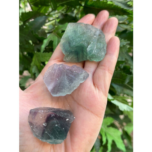 Fluorite brute naturelle, 1,5 à 2 pouces. 2