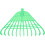 Eease Small Plastic Garden Rake for Yard and Lawn 6