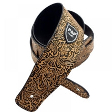 Adjustable Leather Guitar Strap for Acoustic, Bass & Electric Guitar