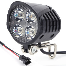 48V e-bike koplamp, eenvoudig te installeren, LED-koplamp voor elektrische scooter met claxon