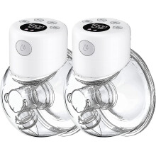 1-2pcs Breast Pump, Wearable Breast Pump, S12 Hands Free Breast Pump, Electric Portable Breast Pump With 2 Mode & 9 Levels, Wireless Breast Pump Hand