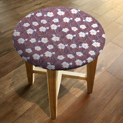 Almofada redonda para banqueta de bar de 30 cm (12 polegadas), capa de assento estofada em espuma com base antiderrapante, compatível com mesa, 1