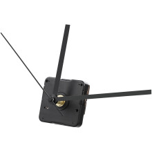 3 buc WINOMO1Set kituri de mișcare silențioasă pentru ceas DIY, înlocuire ceas (ace ceas drepte negre)