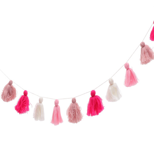 Pingente decorativo de parede com borla, multiuso, para decoração de casa.