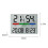 Relógio eletrônico Ikohbadg colorido com display LED de 8 polegadas, alarme duplo, indicador de temperatura e umidade - Relógio digital de tela 3