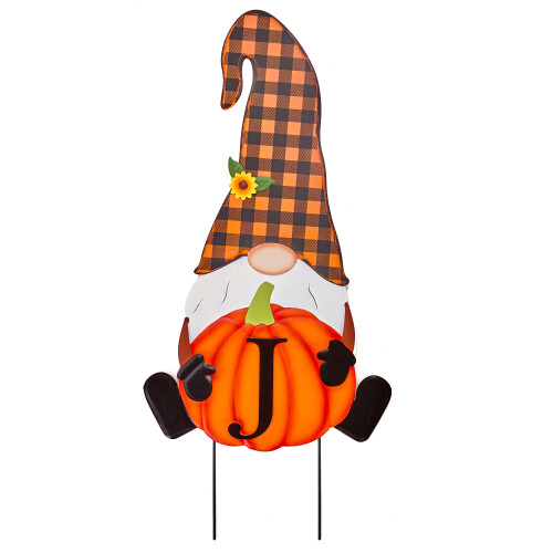 Monogramm Herbst-Gnome-Stakes - J