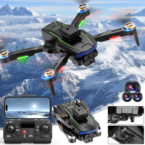 Drone χωρίς ψήκτρες με κάμερα 1080P, FPV 2.4G WiFi, Διατήρηση ύψους, Αποφυγή εμποδίων,