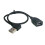 ΓΙΑ480Mbps USB2.0 Ορθής Γωνίας 90 μοιρών Καλώδιο Προέκτασης Τύπου A Αρσενικό Θηλυκό 0.4M 1