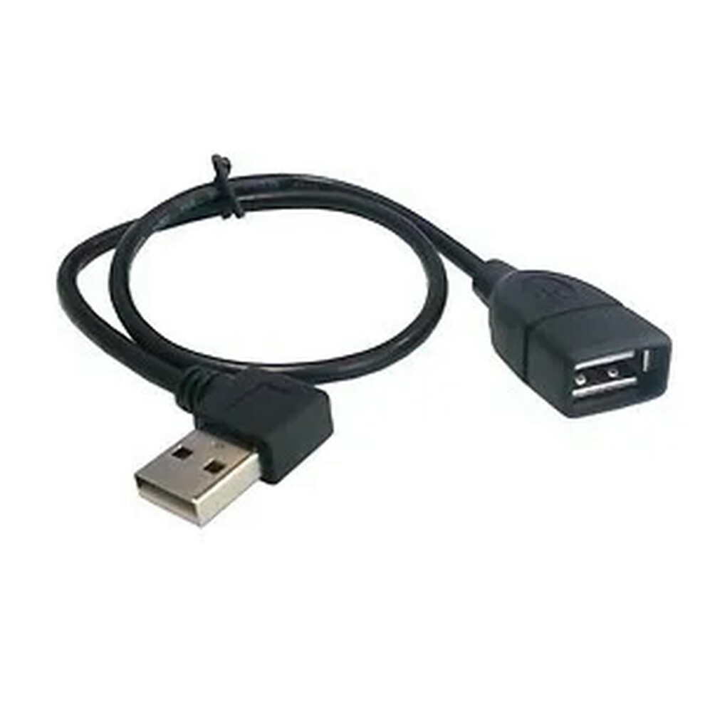 For 480Mbps Usb 2.0 Right Angled 90 Degree A Type Male Female Extension Cable 0.4M 9164030141599