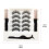 Κιτ μαγνητικών βλεφαρίδων και eyeliner5Ζεύγη φυσικών ψεύτικων βλεφαρίδων με 4