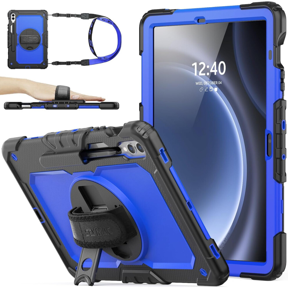 Case For Compatible With Samsung Galaxy Tab S9 Fe+ Plus 5G Tablet 12.4'' 2023 With Screen Protector Pencil Holder [360 9164030143777