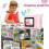 Câmera Digital Infantil Instantânea com Tela de 2,4 Polegadas, 1080P, Rosa 5