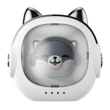 Calentador de manos 2 en 1 USB con forma de mascota, luz nocturna portátil recargable, mini calentador de manos con forma de mascota, batería