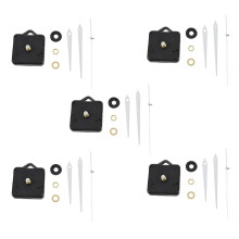 5X Quartz Urværksmekanisme DIY Reparationsdele + Hvide Visere
