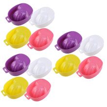 Clear Acrylic Nail Soak Off Bowl Set for Mess Single Hand Manicure and UV Gel Polish Removal