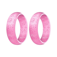 5,7 mm Obľúbené pre ženy Silikónové Cool Rings Silikónový snubný prsteň Environmentálny Ružový Outdoor Športový RingX2 8