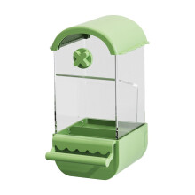 maxiaoxia Automatischer Vogelfutterautomat, kompatibel mit Papageien- und Kolibri-Futterstellen für den Außenbereich, hängender, streuender und