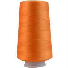 Hochwertiges Baumwollgarn, 2500-m-Konen von Threadart – 40/3 – Farbe 107 – Aprikose – 17 Farben erhältlich