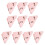 Hesroicy Multifunctional Transparent Triangle Clips - Reusable Desktop Binder Clips for Office 1