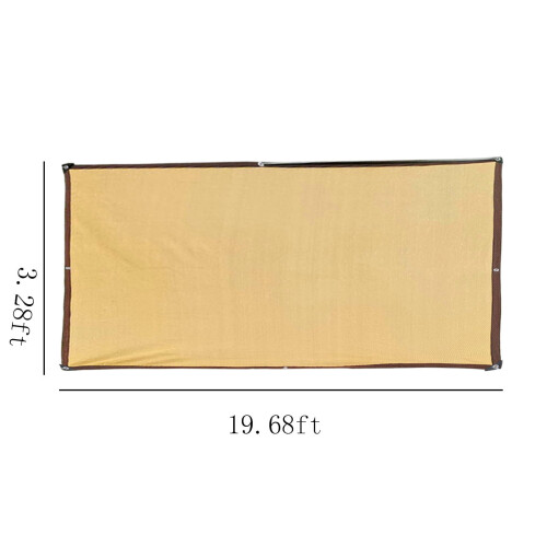 Ύφασμα σκίασης Yhmxh90% 3,28x19,68ft, Κάλυμμα πέργκολας εξωτερικού χώρου με ροδέλες, Οθόνη 2