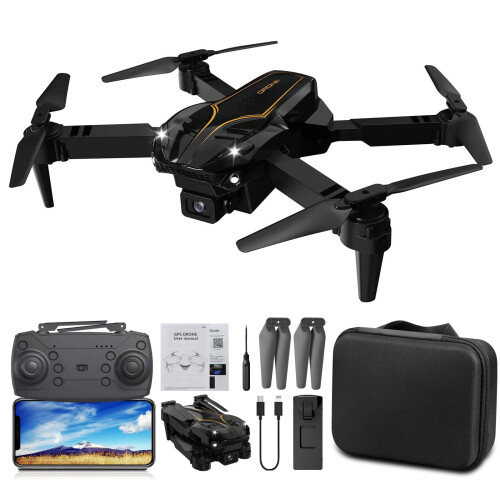 Drone με κάμερα FPV HD 1080P, διατήρηση ύψους, λειτουργία Headless, παιχνίδι-δώρο με 1