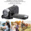 Câmera de vídeo portátil Viflosae 1080P 16MP com zoom de 16x, tela giratória de 2,7 polegadas e cabo USB - Compatível com acessórios. 7