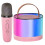 Jacenvly Clearance 2024 New K52 Bluetooth Speaker Mini Portable Wireless Karaoke Microphone Bluetooth Audio Microphone Easter Decorations 2